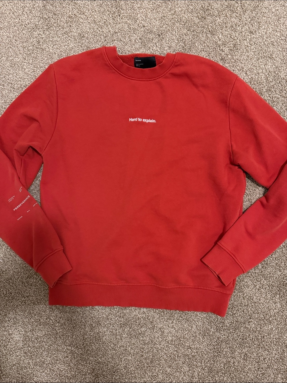 Bershka 'Hard to Explain” Crewneck Sweatshirt